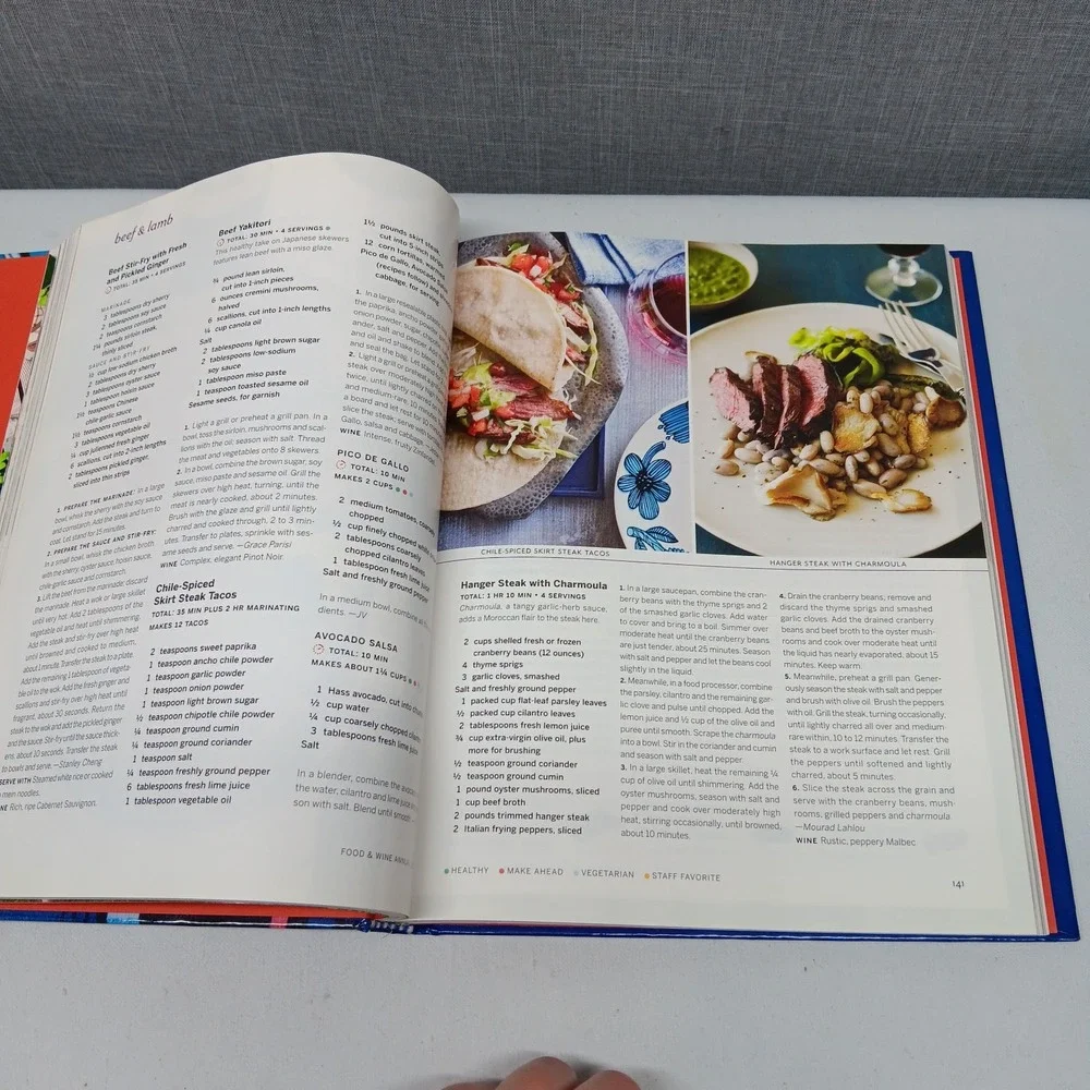 Food & Wine Annual‎ Cookbook 2011 Hardcover 700 Recipes Gourmet Grilling Wine